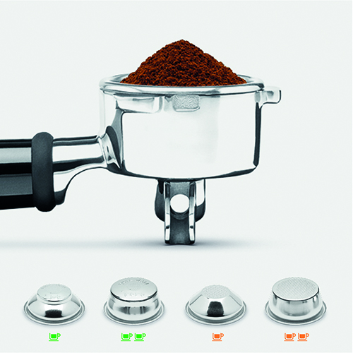 the Barista Pro Espresso Machine in Brushed Stainless Steel 19-22 grams dose for full flavour